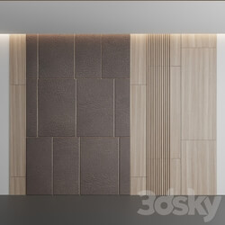 Leather Wood Panel 