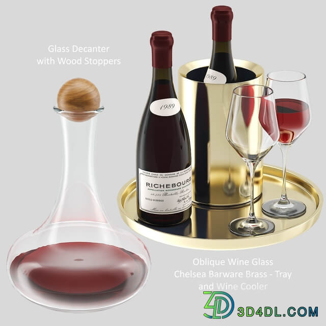 West Elm Bar Wine Set