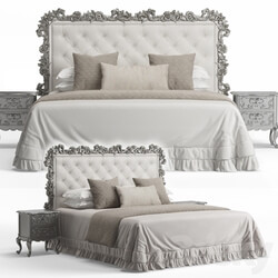 Bed Italian Carved Bed 
