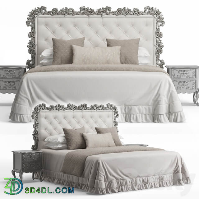 Bed Italian Carved Bed