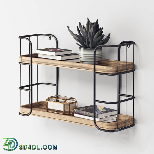 Other decorative objects Rustic Shelf Unit Small
