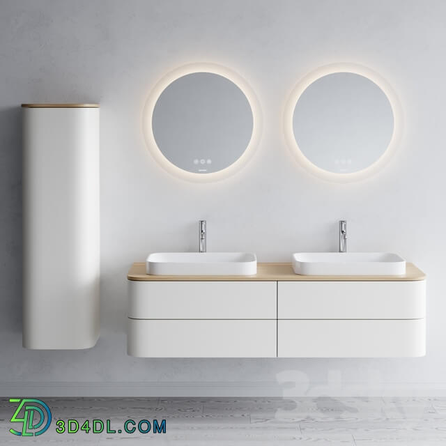 Duravit HAPPY D.2 PLUS Double vanity unit