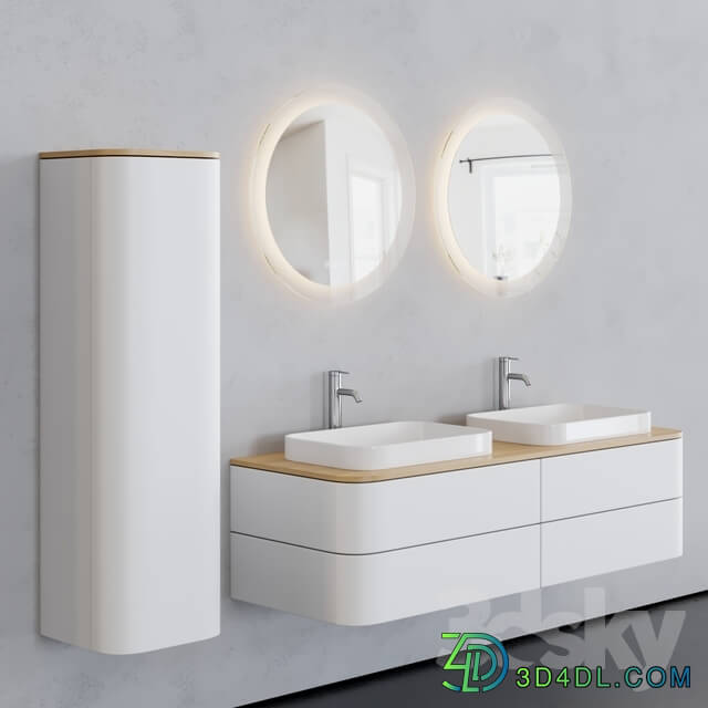 Duravit HAPPY D.2 PLUS Double vanity unit