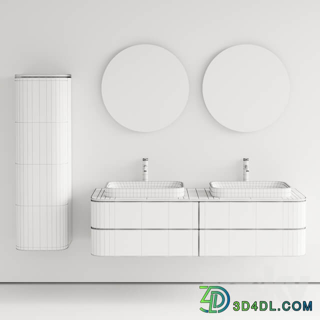 Duravit HAPPY D.2 PLUS Double vanity unit