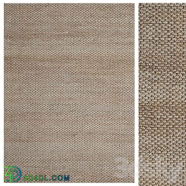 Natural Desert Handwoven Jute Rug