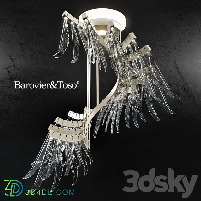 Chandelier Barovier amp Toso Angel 7248 Pendant light 3D Models