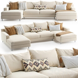 Sloan U Sectional Sofa 