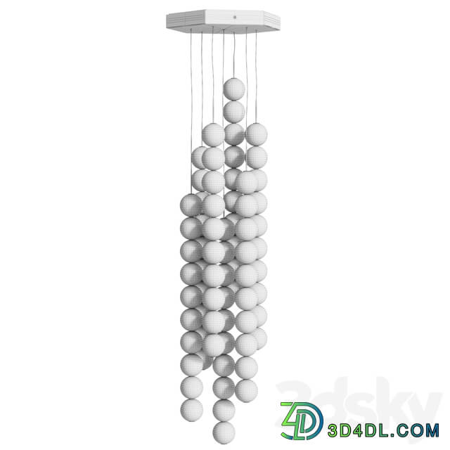 Terzani abacus Pendant light 3D Models