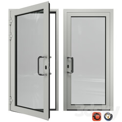 Door aluminum Alumil  