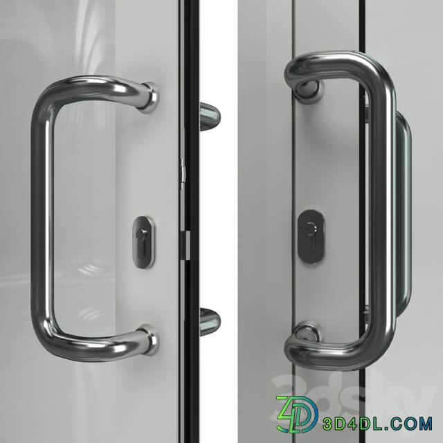 Door aluminum Alumil 