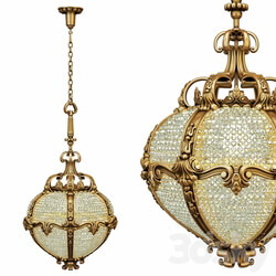 Palace chandelier Pendant light 3D Models 