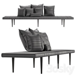 Baxter garcon bench and pillows 