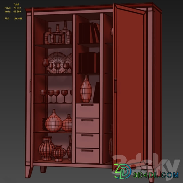 Wardrobe Display cabinets Wardrobe Display Cabinet Camomilla. Showcase by Le Fablier