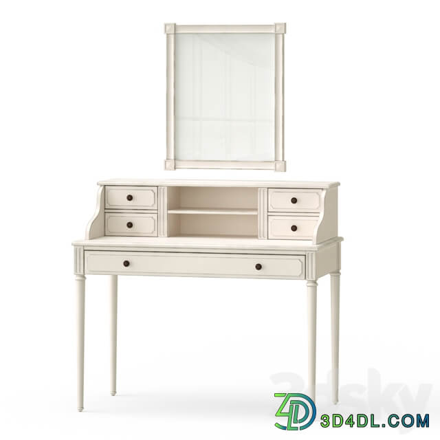 Dressing table with a mirror 3D Models