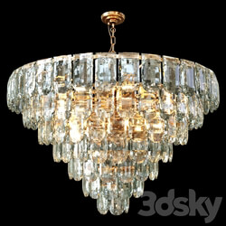 Crystal chandelier Wertmark WE106.15.103 LAVINIA Pendant light 3D Models 