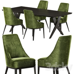 Table Chair Softhouse Crossing table Softhouse Flavia chair 