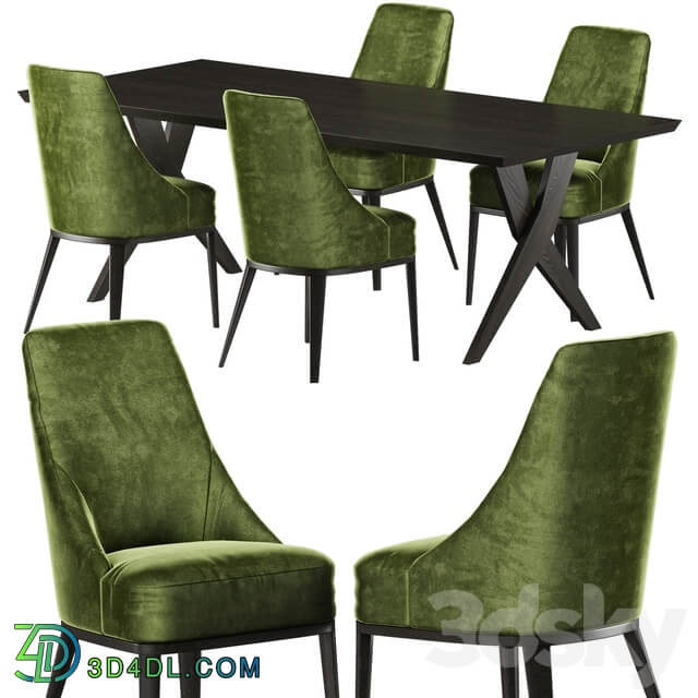 Table Chair Softhouse Crossing table Softhouse Flavia chair