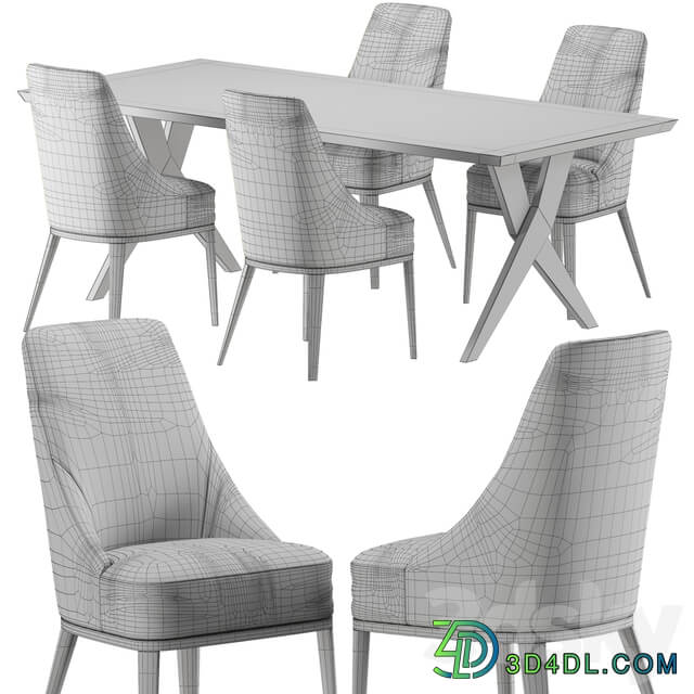 Table Chair Softhouse Crossing table Softhouse Flavia chair