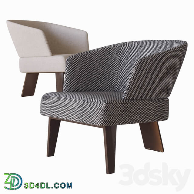 Creed small armchair minotti