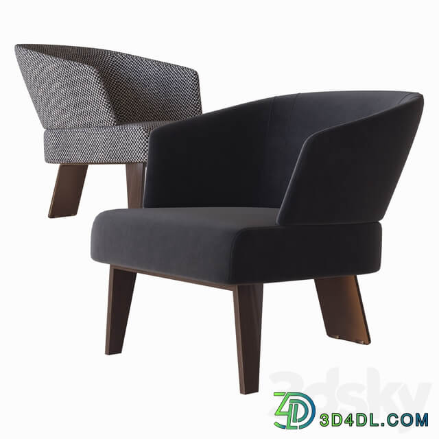 Creed small armchair minotti