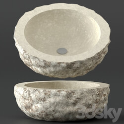 Stone washbasins. 