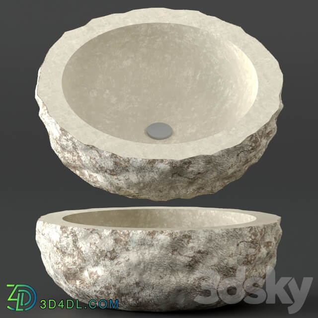 Stone washbasins.