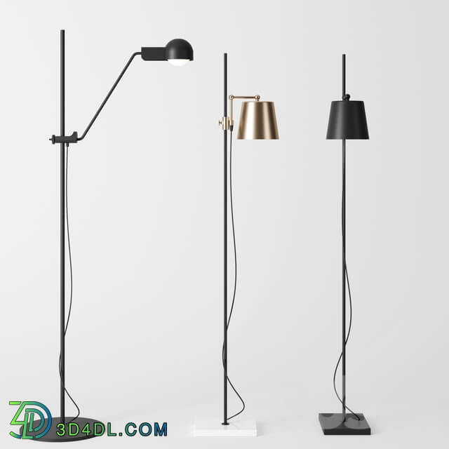 Floor lamps by karakter copenhagen