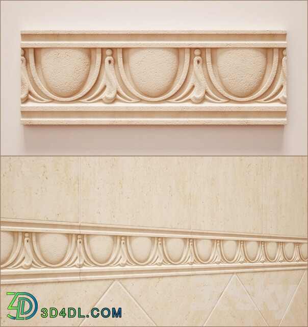 Engraved Listelo Palazzo Beige