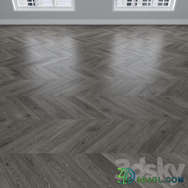 Wood Parquet Oak gray 3 types herringbone linear chevron.