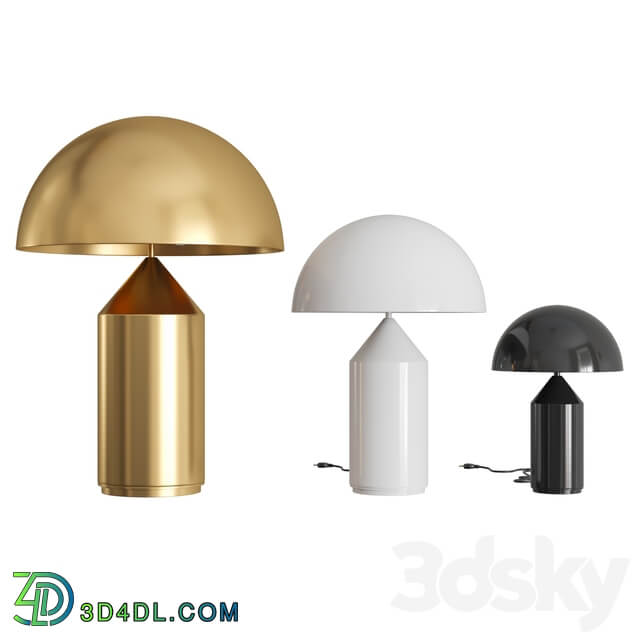 Atollo metal table lamp