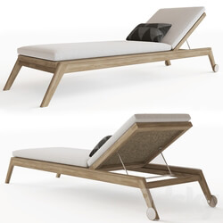 Other soft seating MALTA TEAK CHAISE 