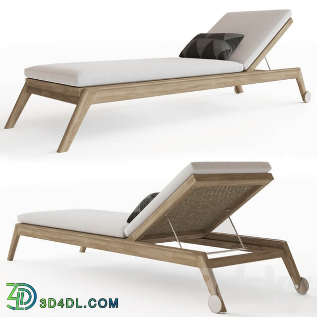 Other soft seating MALTA TEAK CHAISE