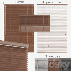 Wooden blinds 3 options 3 colors 