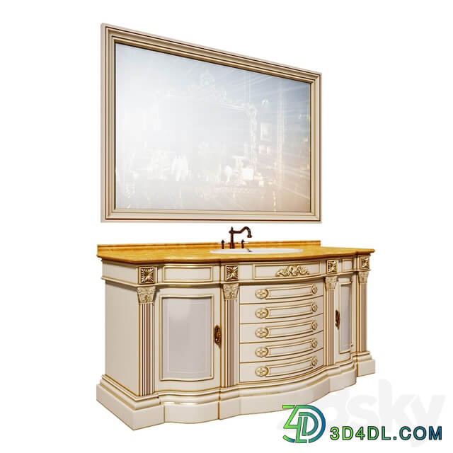 Classical furniture for a bathroom