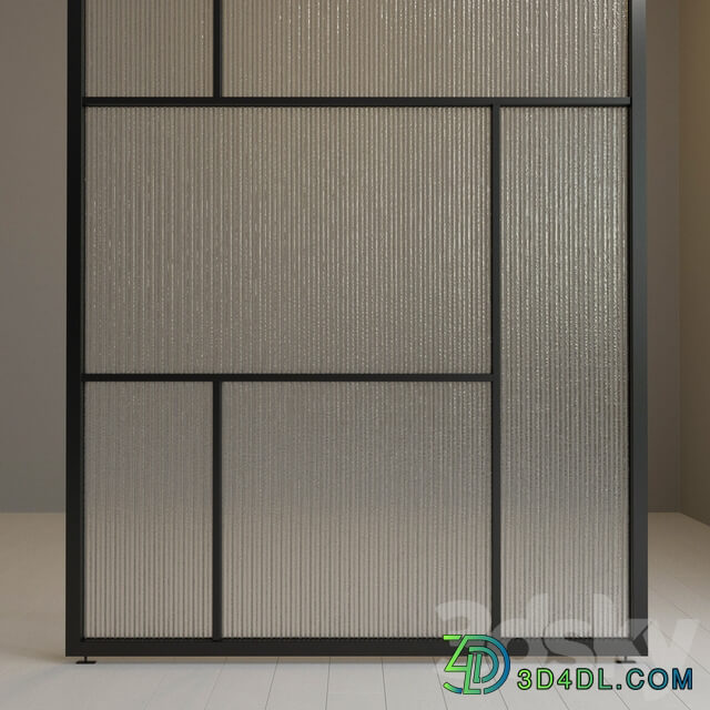 Glass partition 72