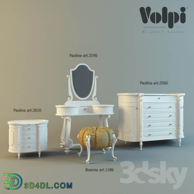 Sideboard Chest of drawer Volpi Paolina