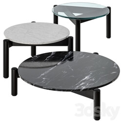 Cassina 535 Plateau Interchangeable Coffee Tables 