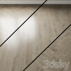 Parquet oak Coswick. Inspire GRAY VELVET Wood 3D Models 