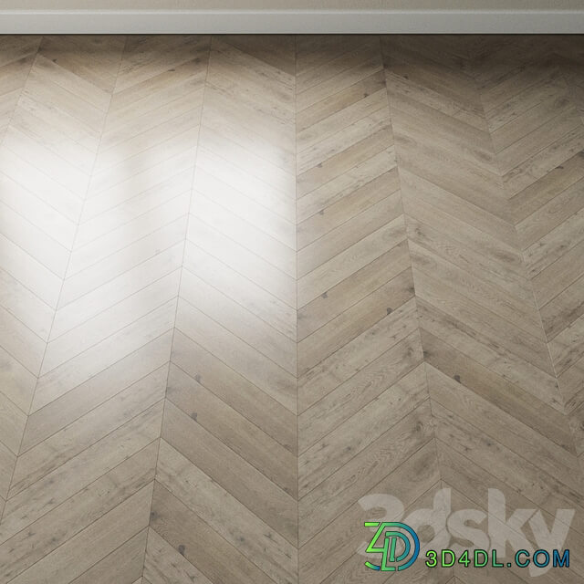 Parquet oak Coswick. Inspire GRAY VELVET Wood 3D Models