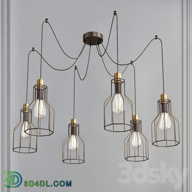 Vintage pendant lamp Pendant light 3D Models