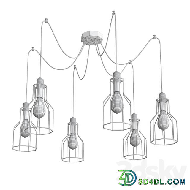 Vintage pendant lamp Pendant light 3D Models