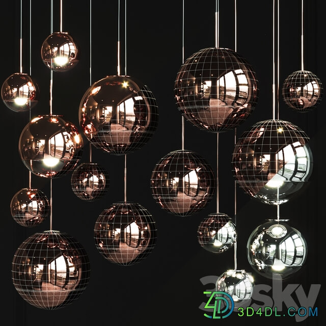 Pendant Light Group Tom Dixon MIRROR BALL FAMILY PENDANT Pendant light 3D Models