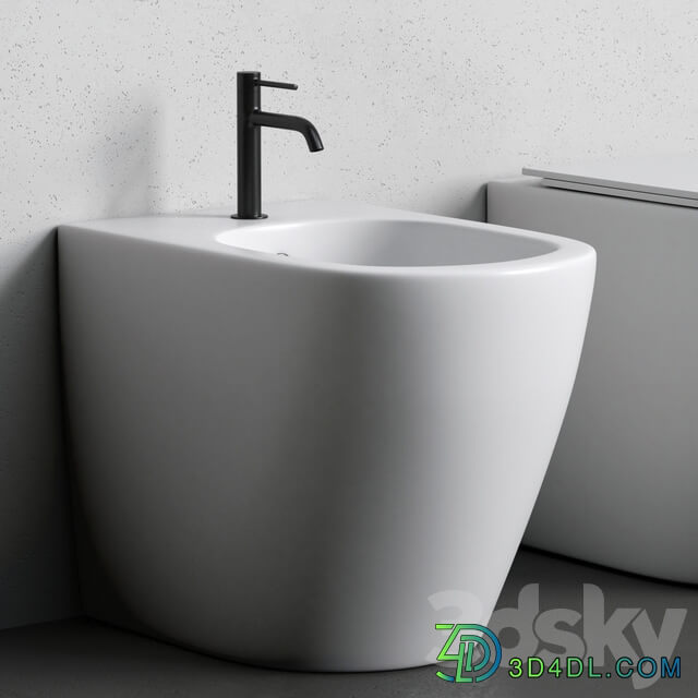 Toilet and Bidet PIN by Nic Design