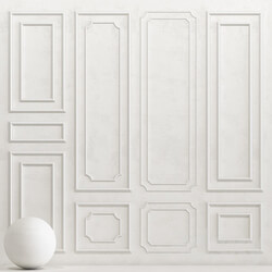 Stone Decorative plaster with molding 16 