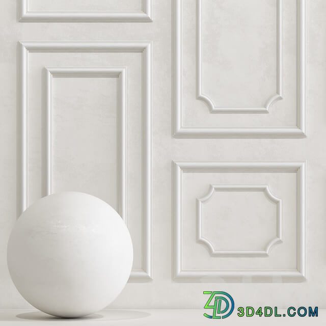 Stone Decorative plaster with molding 16