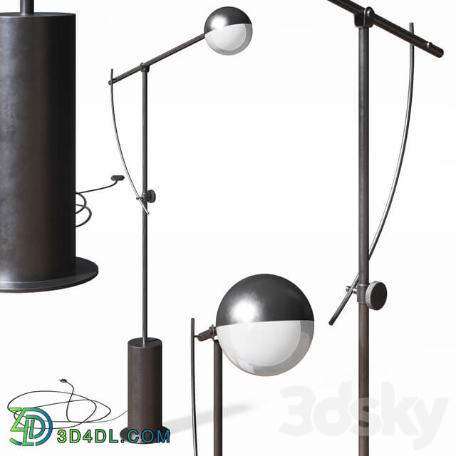 Balance floor lamp