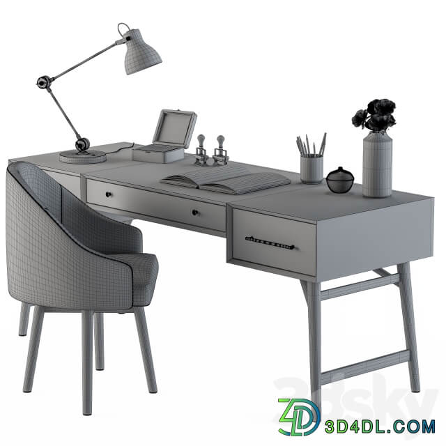 Office Neoclassic Desk for Home