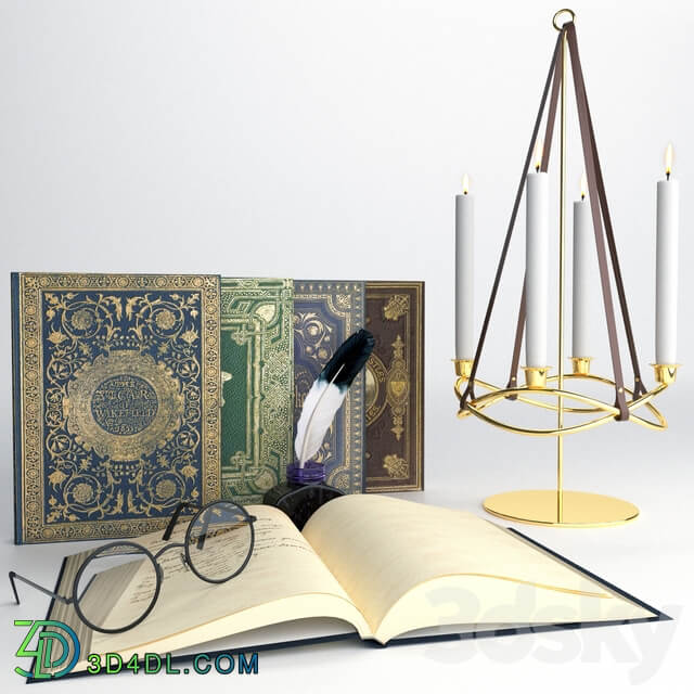 Writers decorative set