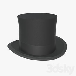 Clothes Black top hat 