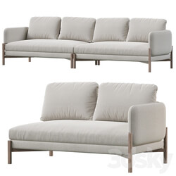 JULES 2 seater unit with 1 arm right or left  